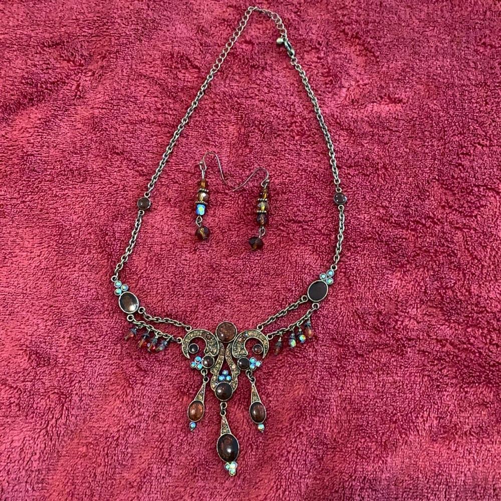 Victorian/Steampunk inspired jewelry set